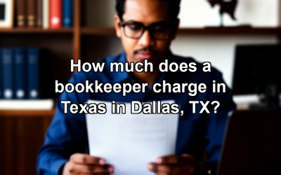 How much does a bookkeeper charge in Texas in Dallas, TX?